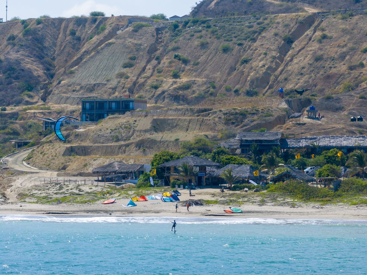 Eolia hotel on the beach at Santa Marianita
